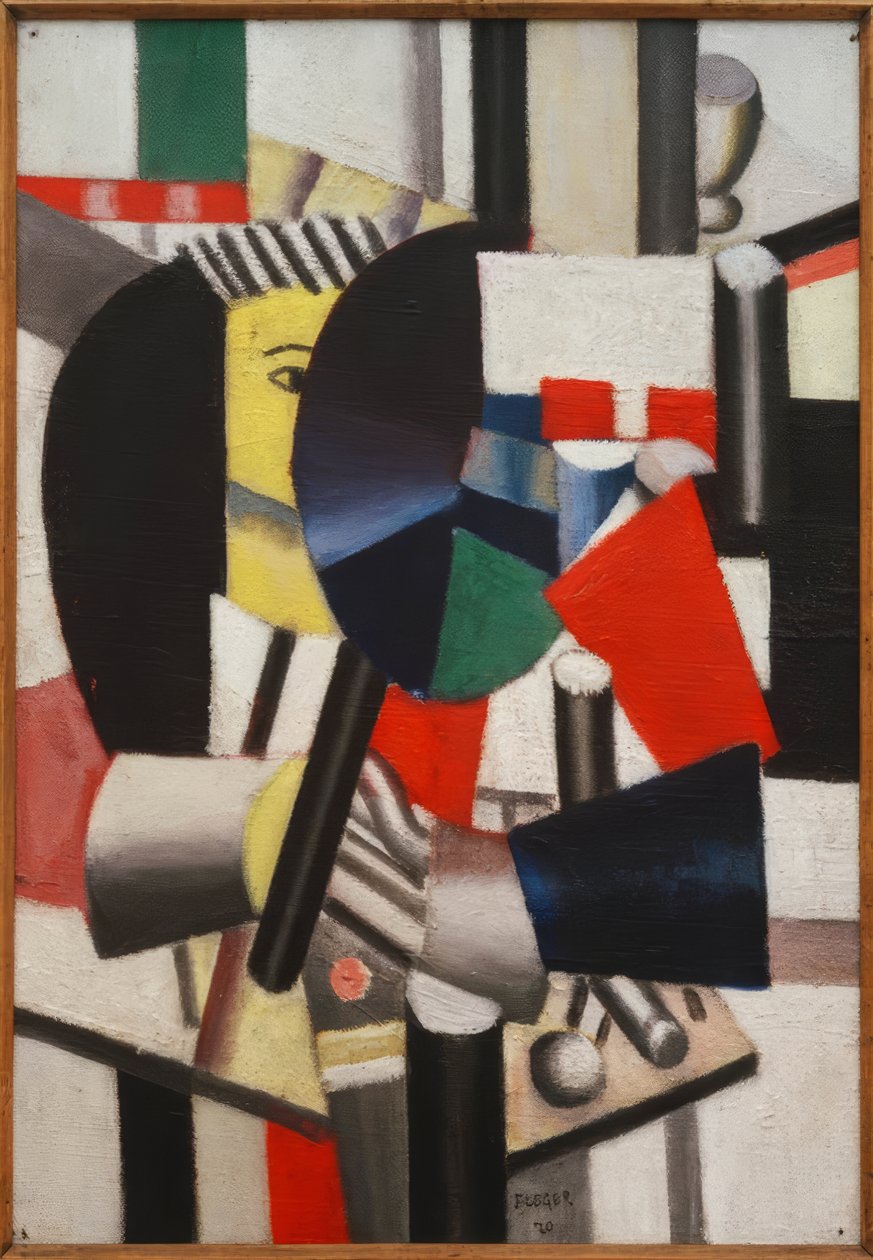 Femme avec miroir - Fernand Leger