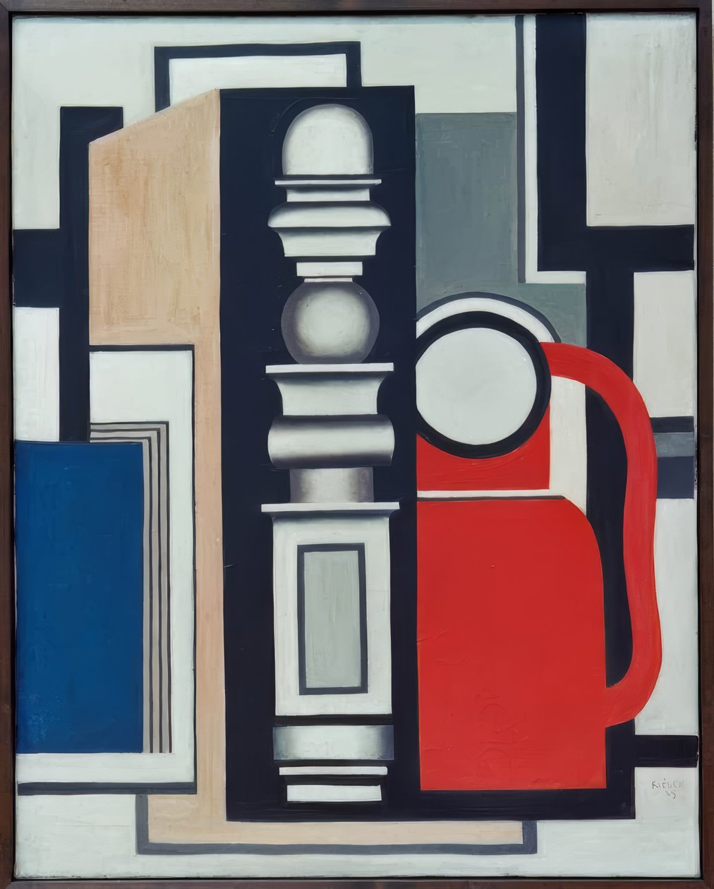 Composition avec poteaux - Fernand Leger