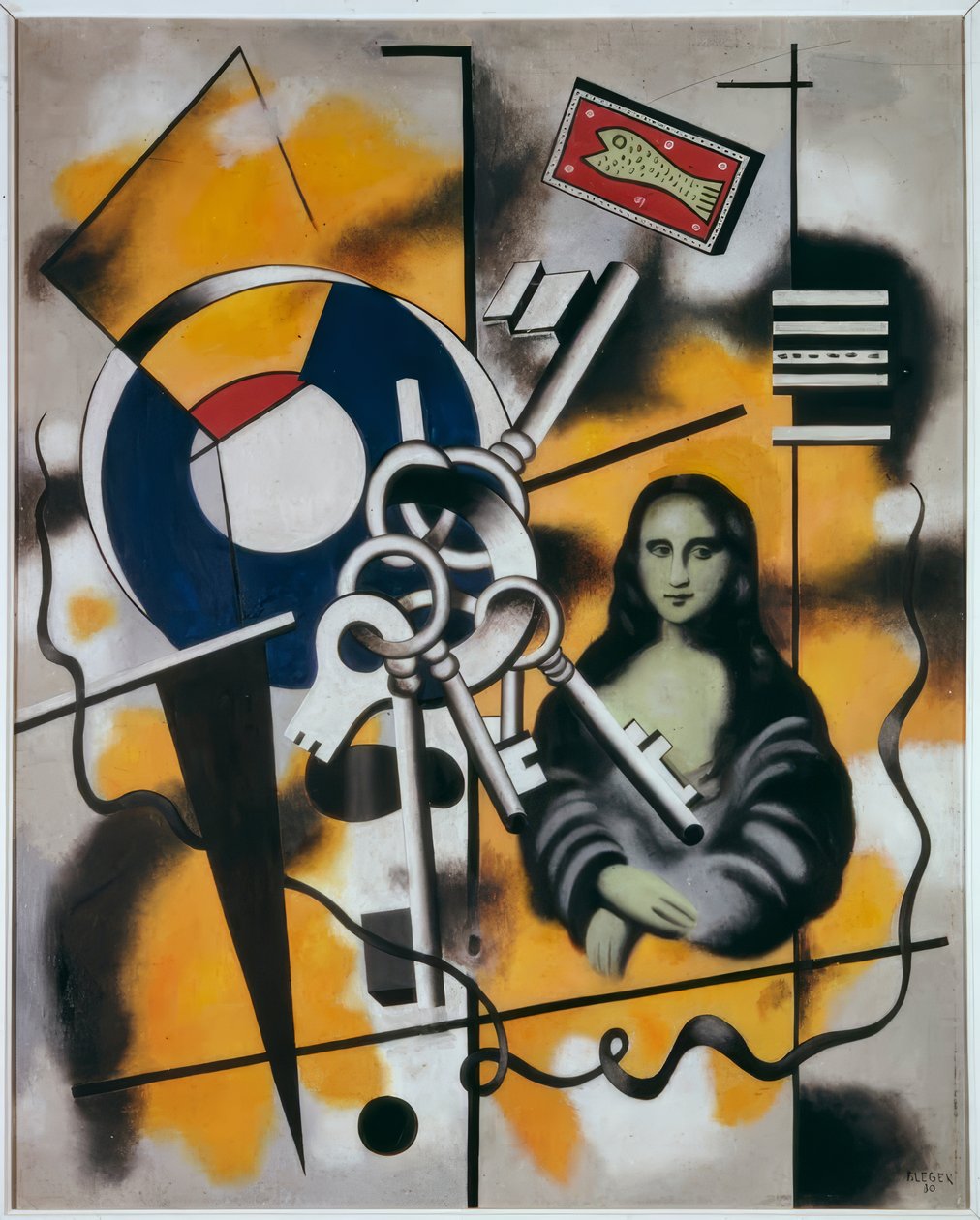 La Joconde aux clés ou Mona Lisa - Fernand Leger