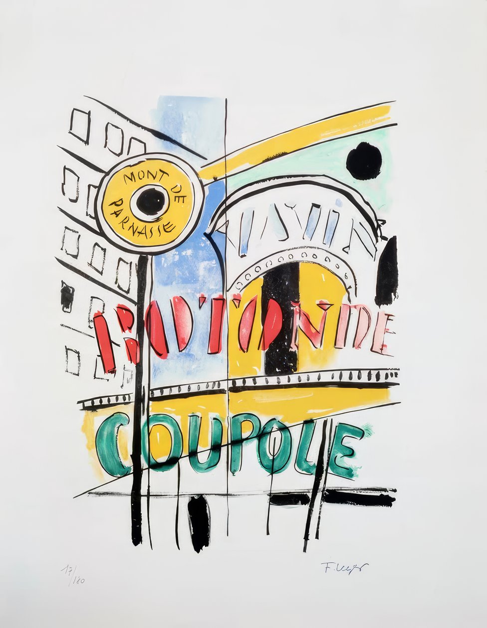 La cité Montparnasse - Fernand Leger