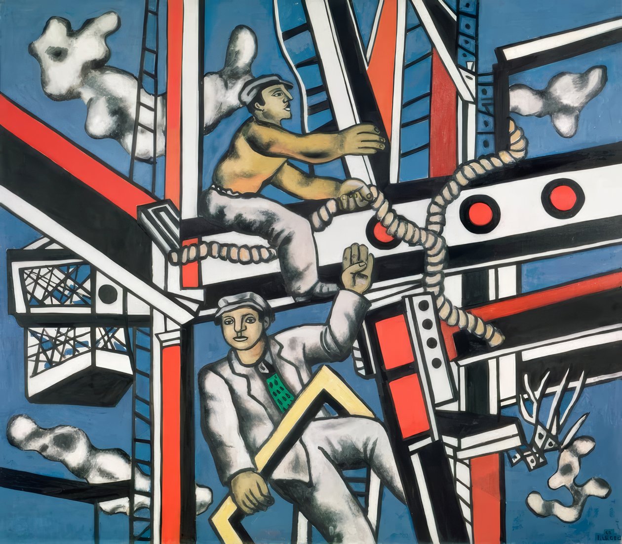 "Les Constructeurs" (Die Konstrukteure) - Fernand Leger