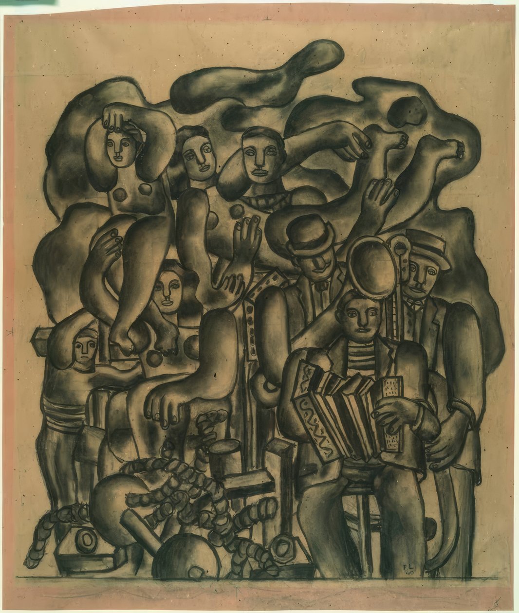 Les saltimbanques - Fernand Leger