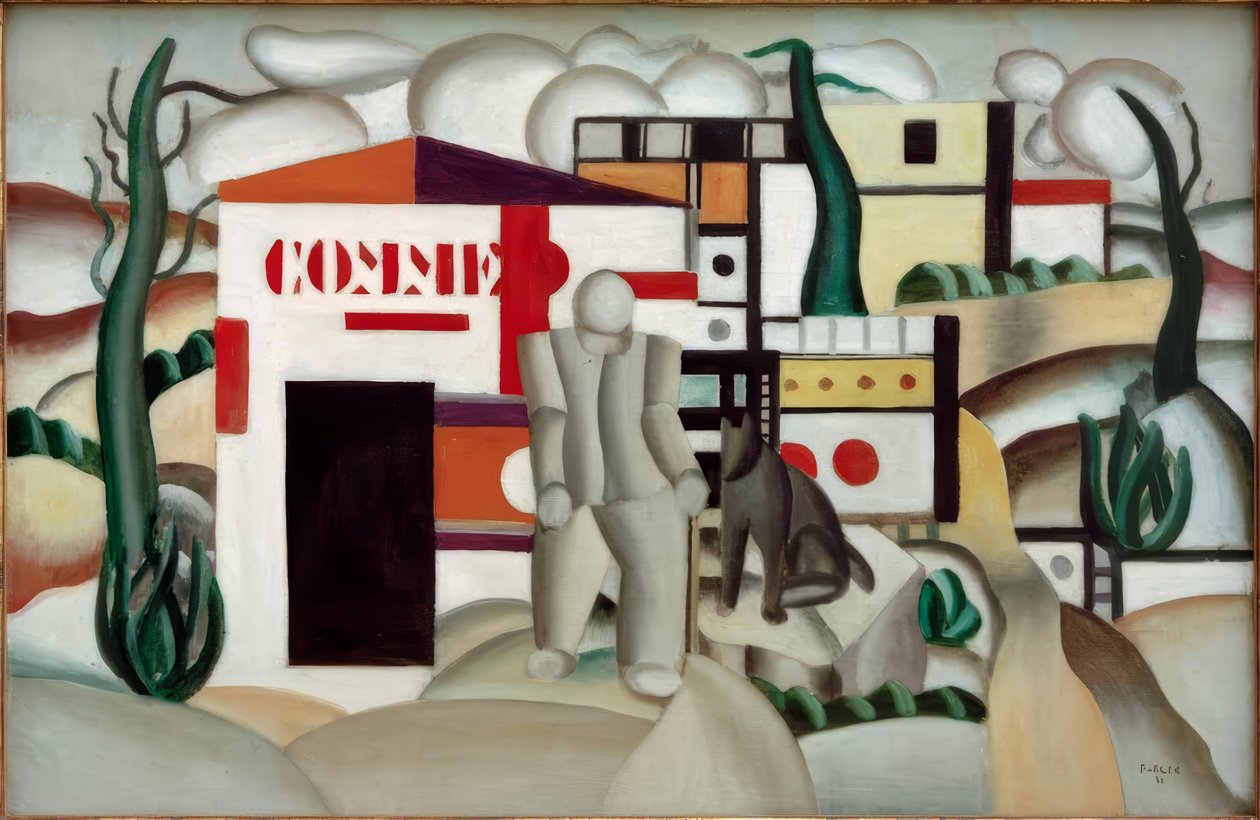 Homme avec chien - Fernand Leger