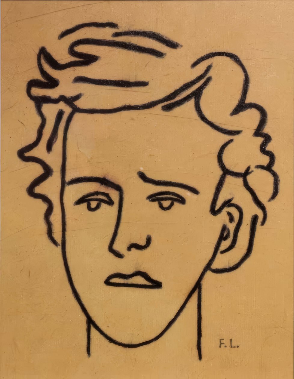 Portrait, Musee Arthur Rimbaud, Charleville - Mezieres, Ardennes, France - Fernand Leger