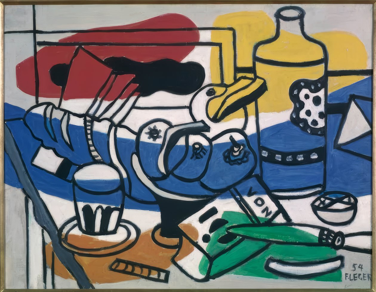 Nature morte avec trois fruits - Fernand Leger