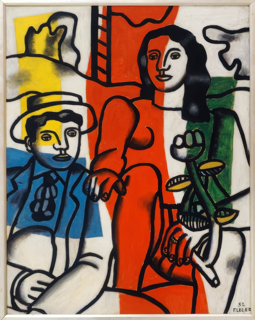 Deux amants dans le paysage - Fernand Leger