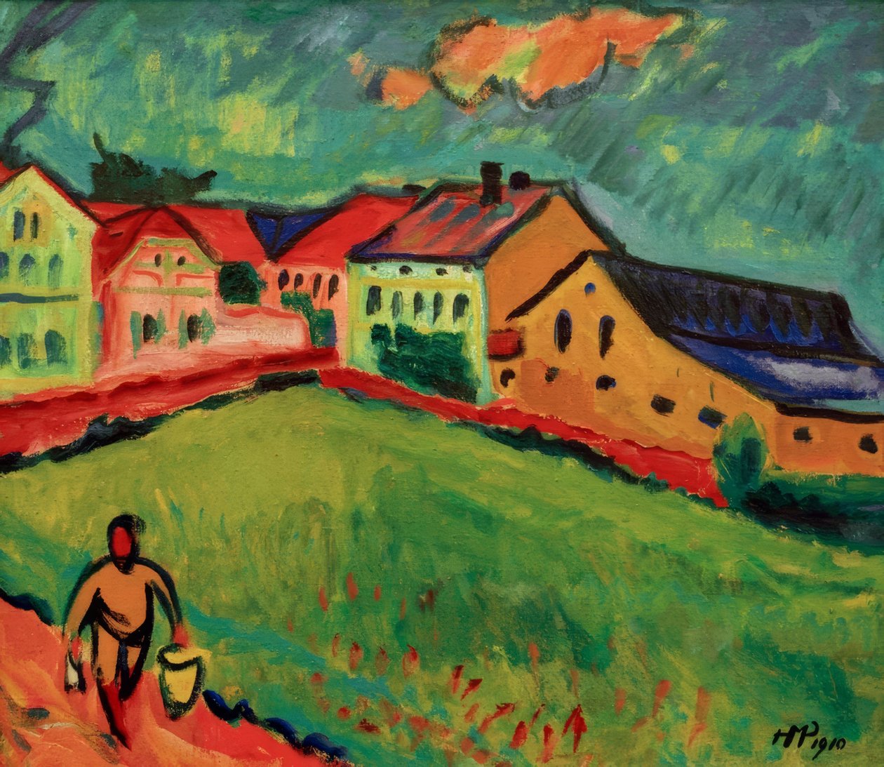 Bordure de prairie près de Moritzburg - Fernand Leger