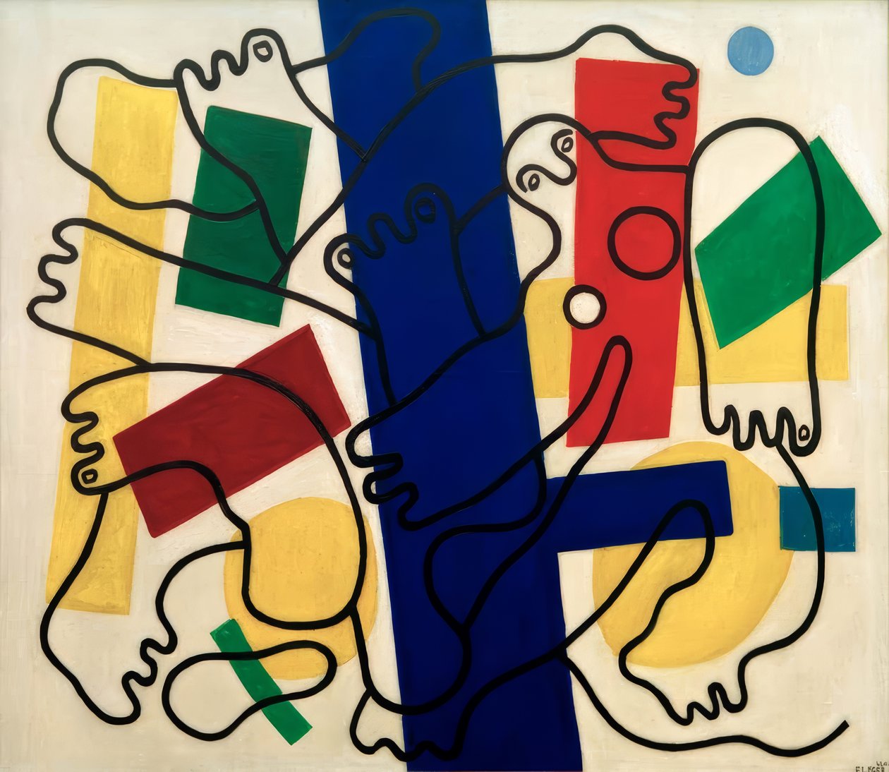 Deux acrobates (plongeurs) - Fernand Leger