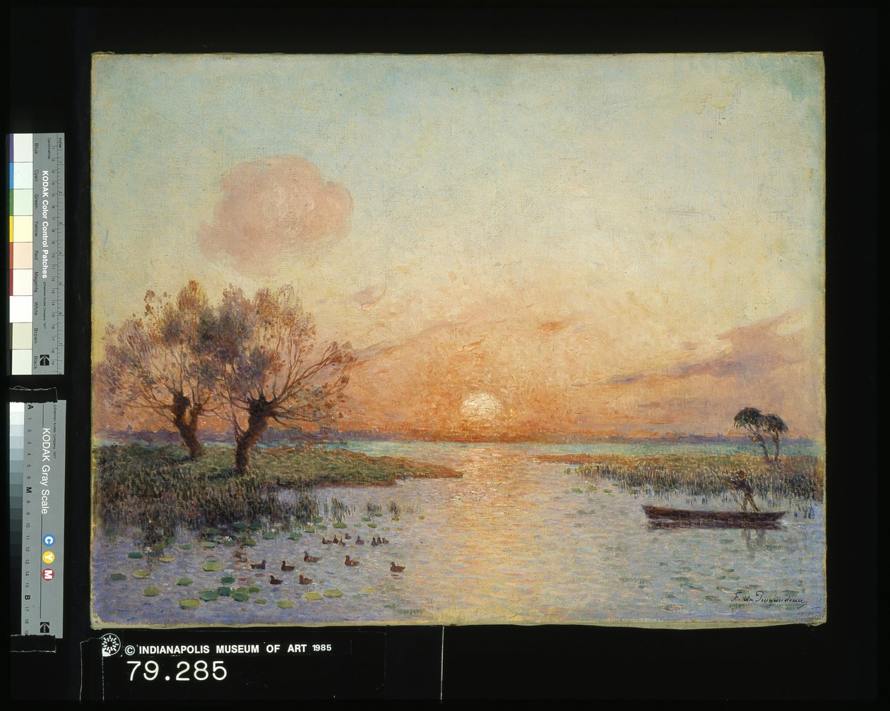 La Mare au coucher du soleil - Fernand Loyen du Puigaudeau
