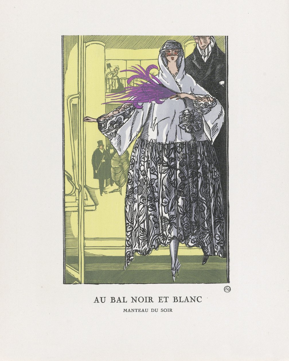 Au Bal Noir et Blanc, pub. 1921 - Fernand Siméon