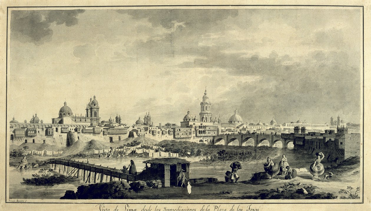 Navigateur et explorateur italo-espagnol (gravure) - Fernando Brambila
