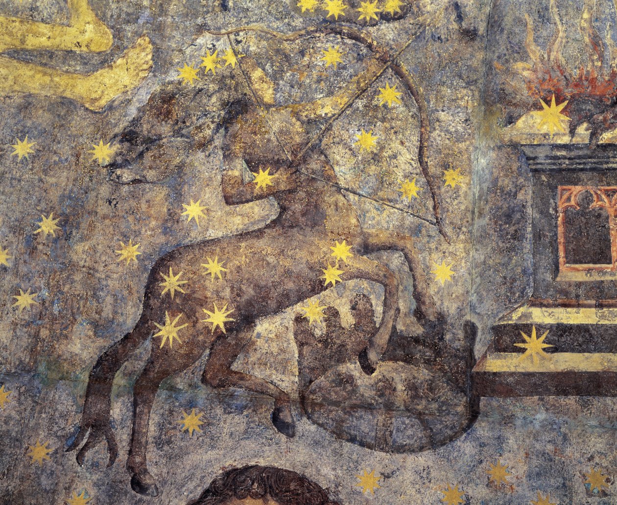Période gothique. Dôme du Zodiaque (1485) par Fernando Gallego (1440-1507). XVème siècle. Peintures murales. Ils décorent la bibliothèque de l