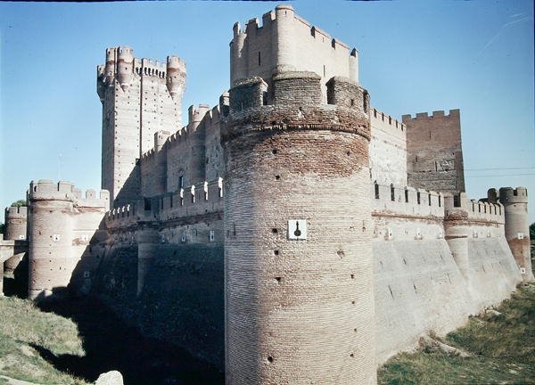 Vue du Castillo de la Mota, construit pour Juan II en 1440 - Fernando de Carreno