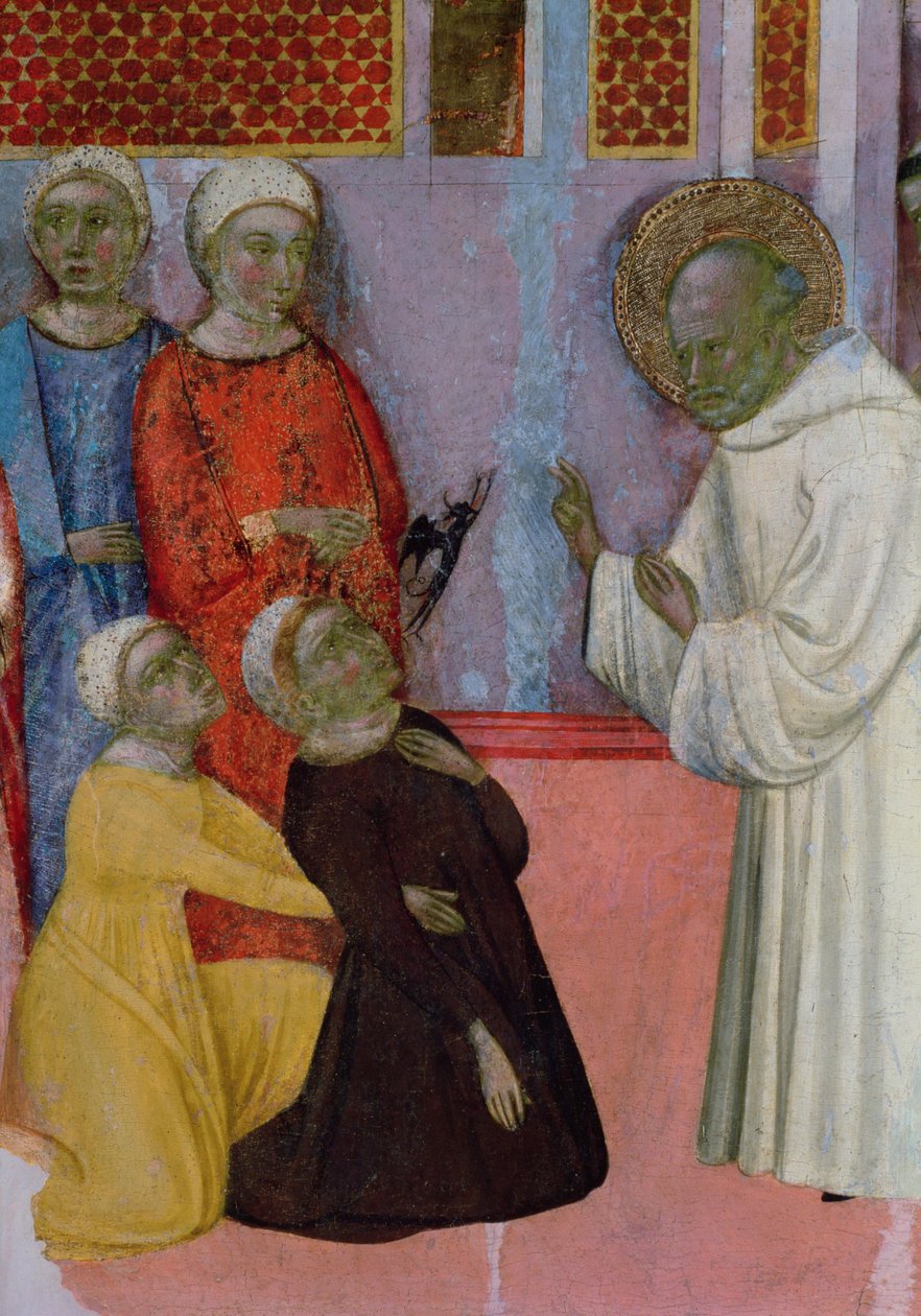 Retable de Saint Bernard de Clairvaux : Exorcisme d
