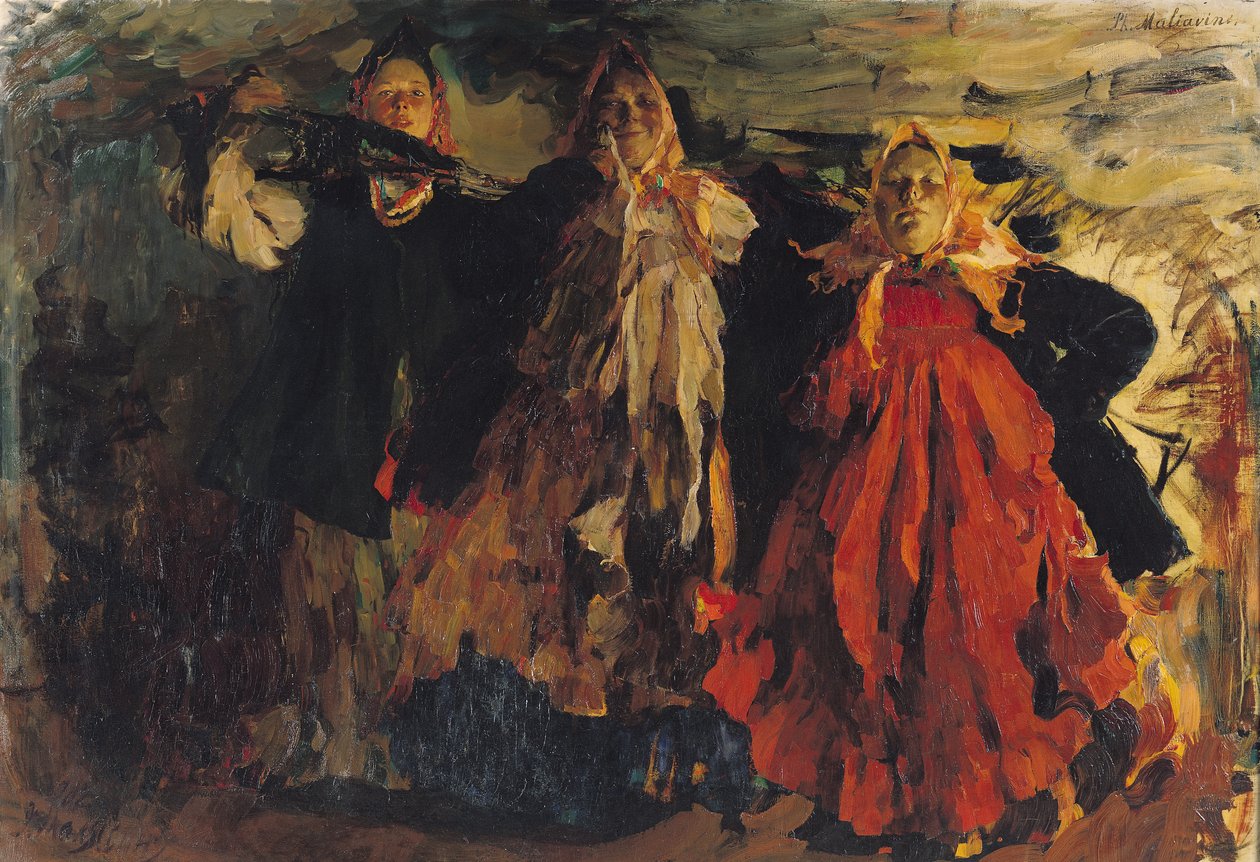 Paysans russes, 1902 - Filipp Andreevic Maljavin