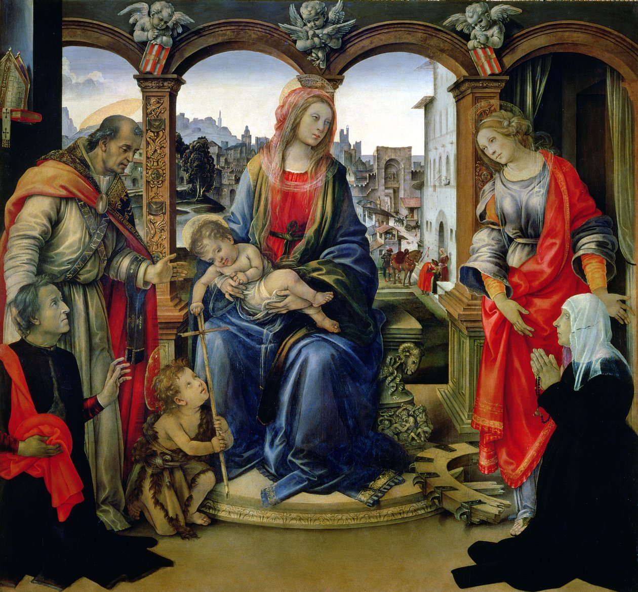 Retable Nerli : La Vierge à l