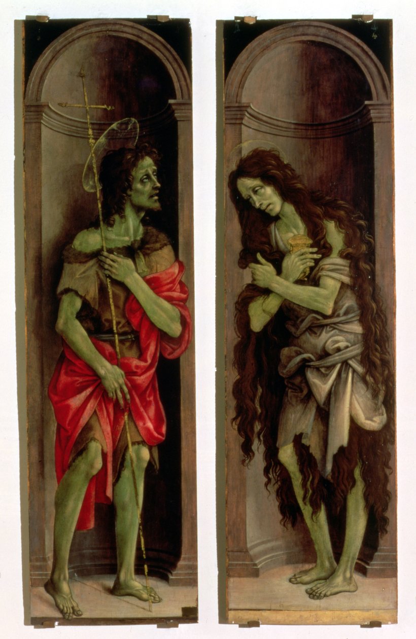 Saint Jean-Baptiste et Sainte Marie-Madeleine - Filippino Lippi
