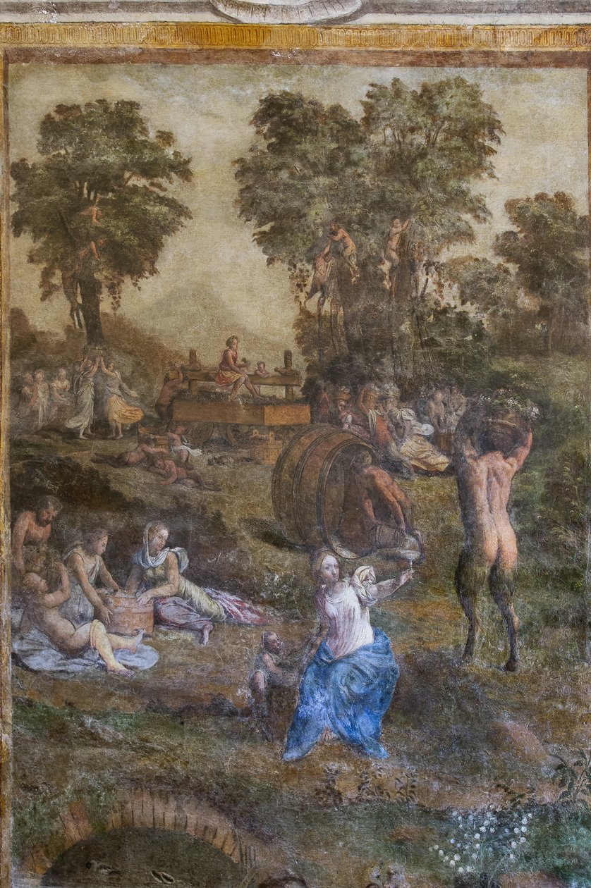 "Récolte" (détail) - Filippino (and workshop) Lippi