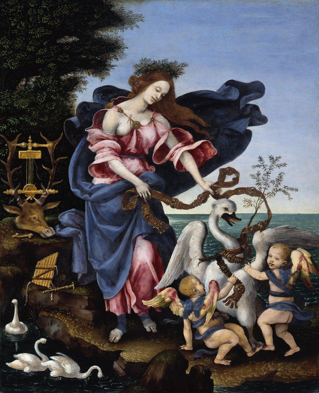 Italien : Allégorie de la musique Allégorie de la musique (Erato) - Filippino Lippi