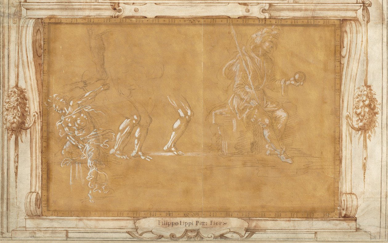 Études de diverses figures - Filippino Lippi