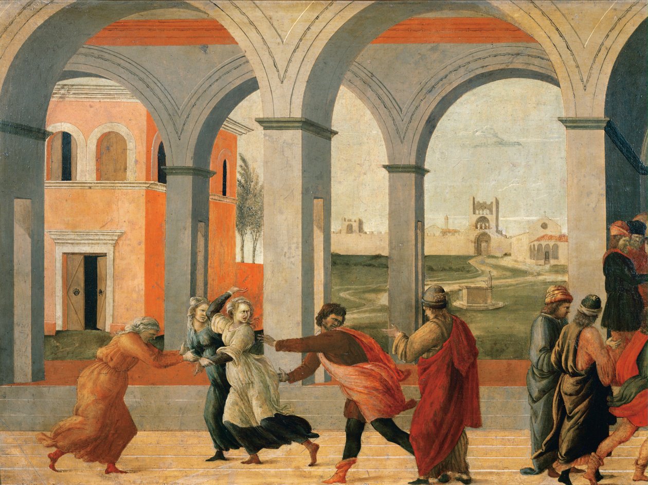 Virginie faite prisonnière par le gouverneur romain Appius Claudius ... - Filippino Lippi