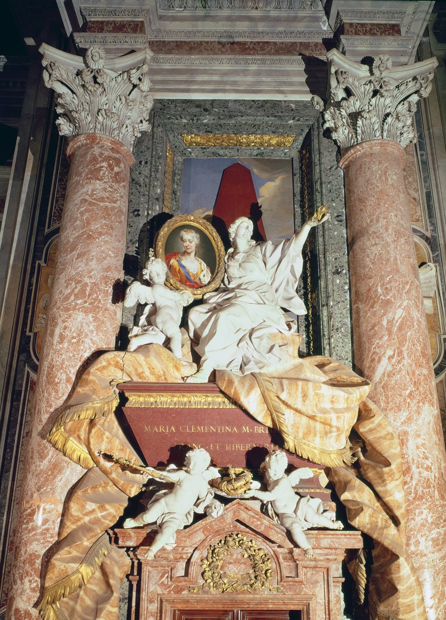 Monument à Maria Clementina Sobieska (1702-35) 1739 - Filippo Barigioni