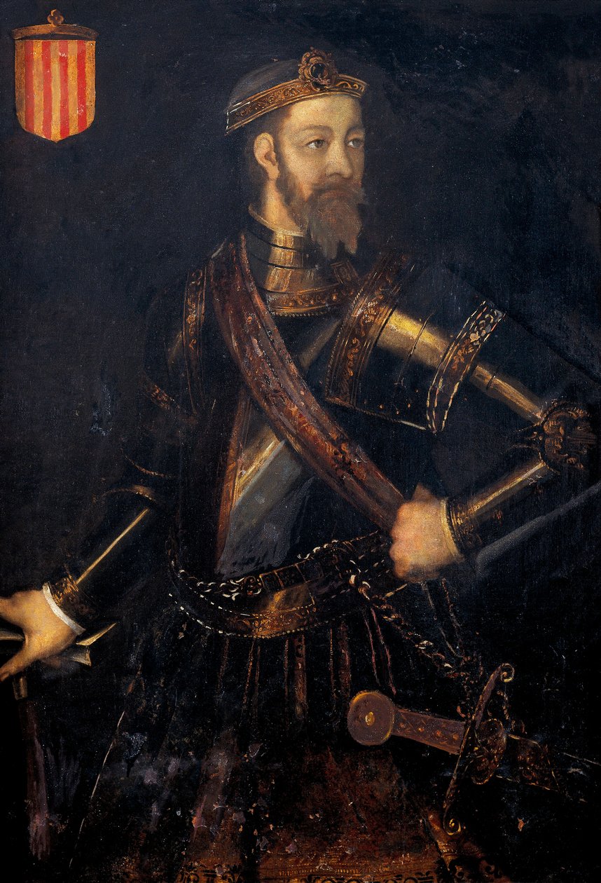 Portrait de Ramon (Raymond) Borell I (972-1017), comte de Barcelone, Gérone et Ausona - Filippo Ariosto