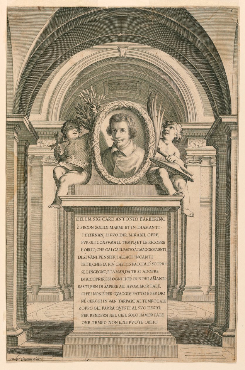 Portrait du cardinal Antonio Barberino - Filippo Gagliardi
