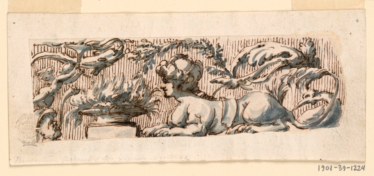 Conception pour une frise grotesque - Filippo Marchionni