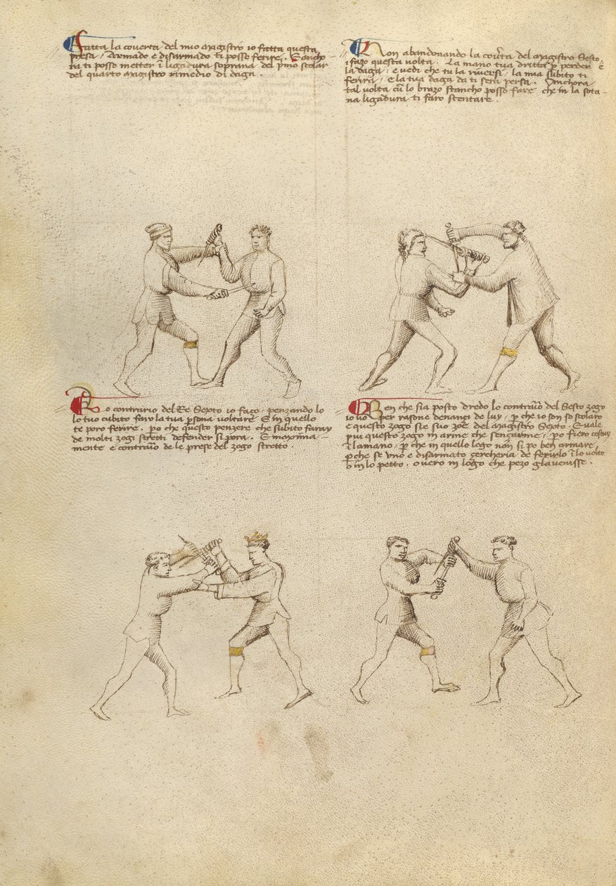 Combat avec la dague - Fiore Furlan dei Liberi da Premariacco