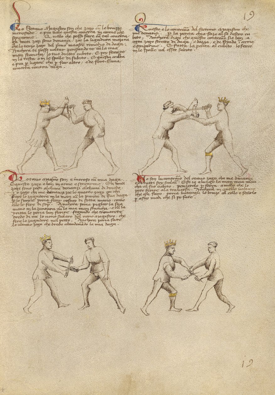 Combat avec la dague - Fiore Furlan dei Liberi da Premariacco