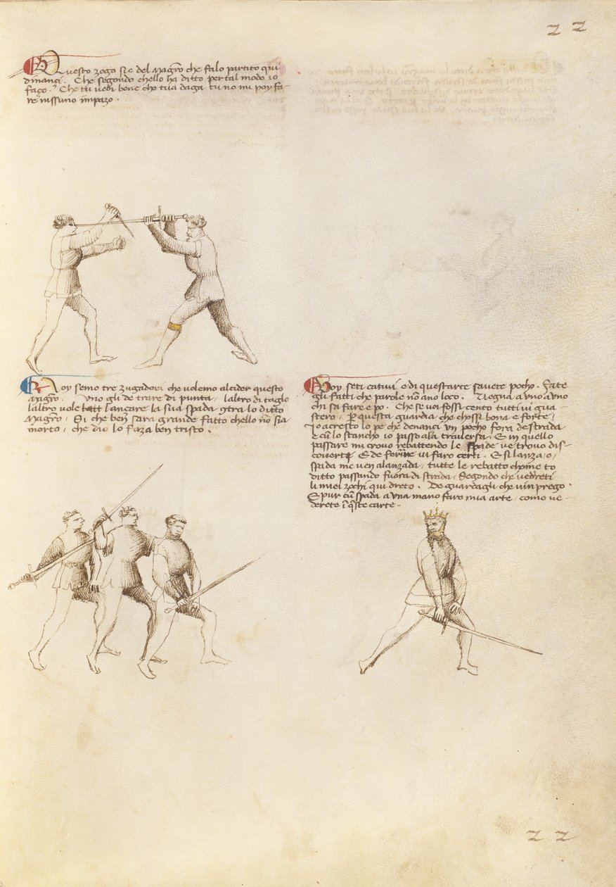 Combat avec la dague et l