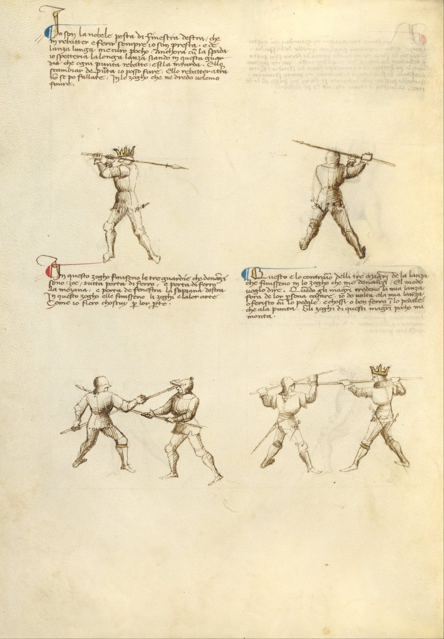 Combat à la lance - Fiore Furlan dei Liberi da Premariacco