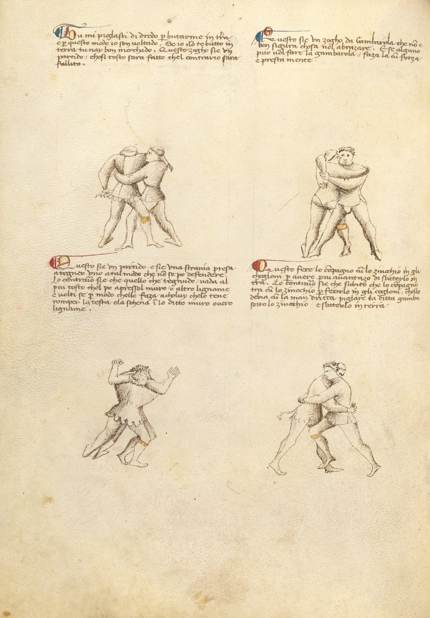 Combat à mains nues - Fiore Furlan dei Liberi da Premariacco