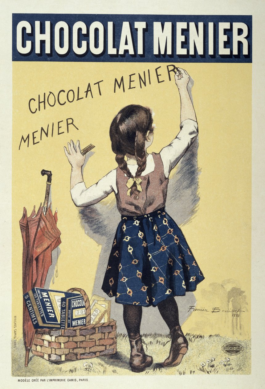 Affiche publicitaire pour Chocolat Menier, 1893 - Firmin Bouisset