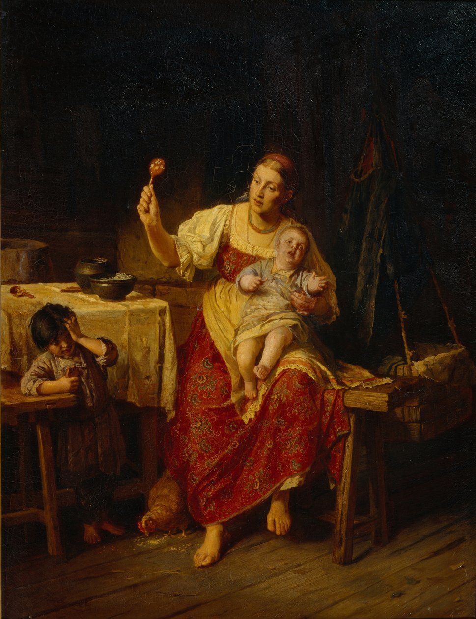 La Belle-mère, 1874 - Firs Sergeevich Zhuravlev