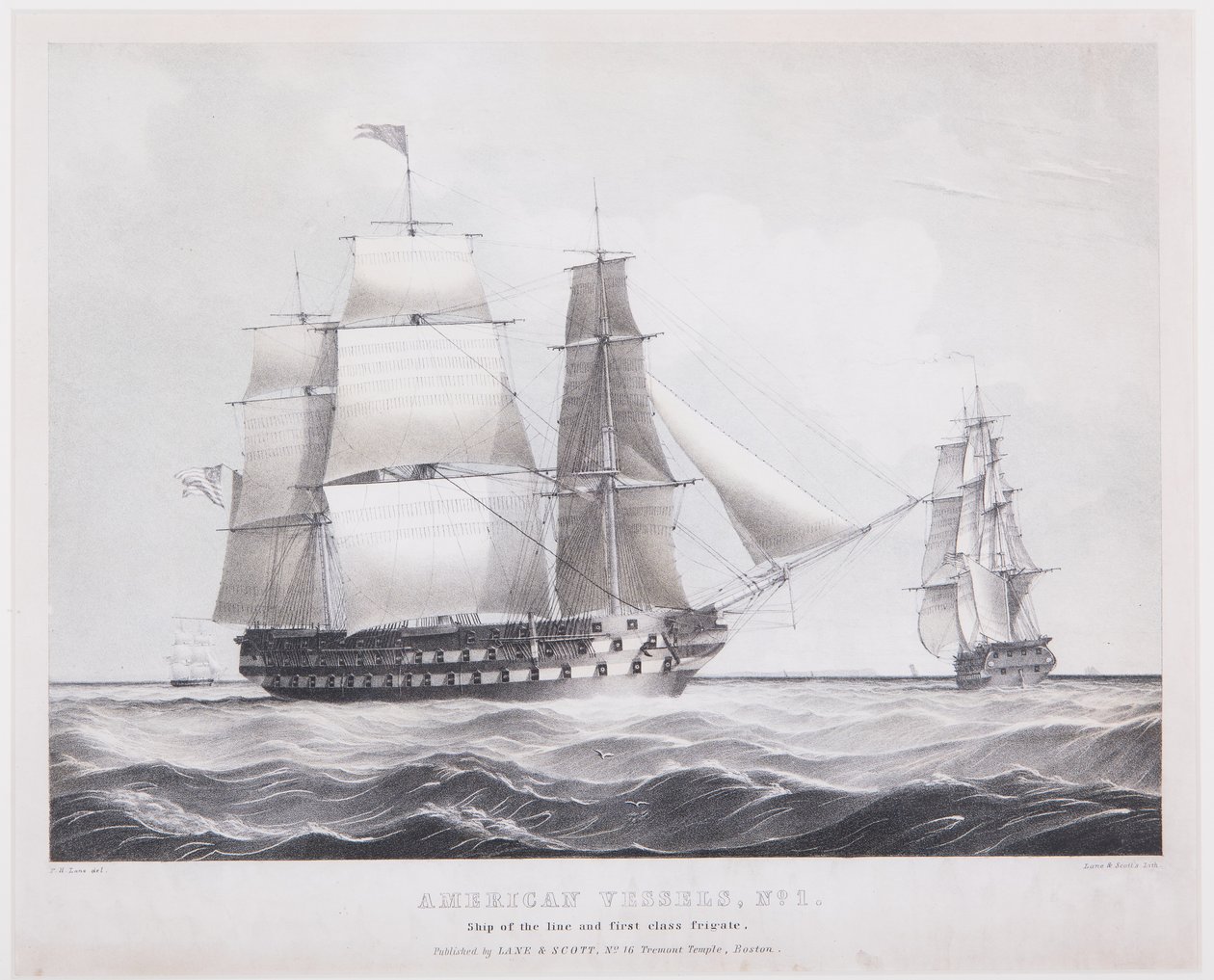 Navires américains n° 1, vers 1845 - Fitz Henry (after) Lane