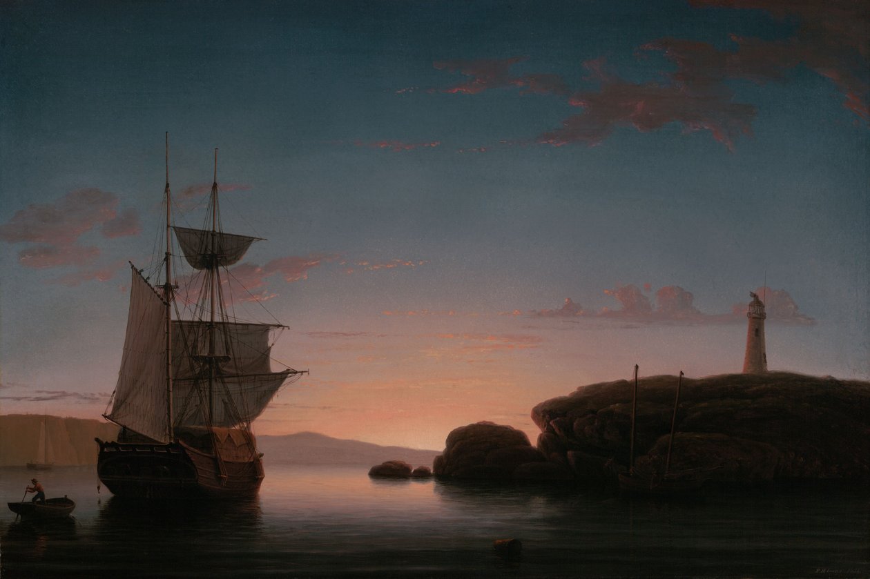 Phare de Camden, Maine - Fitz Henry Lane