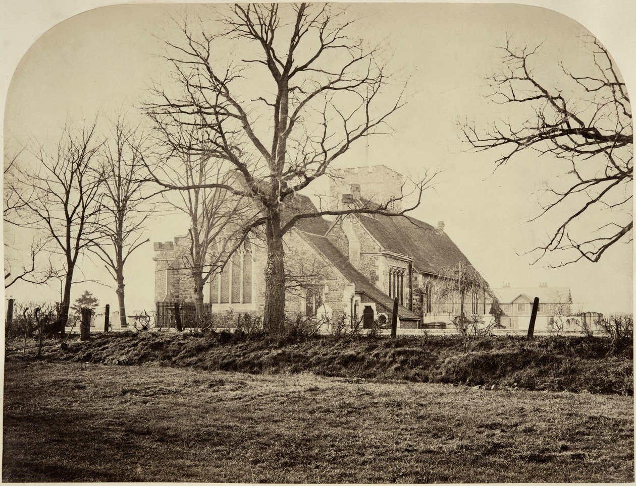 Église Saint-Paulinus, Crayford, Londres, vers 1865-1894 - Flaxman Charles John Spurrell