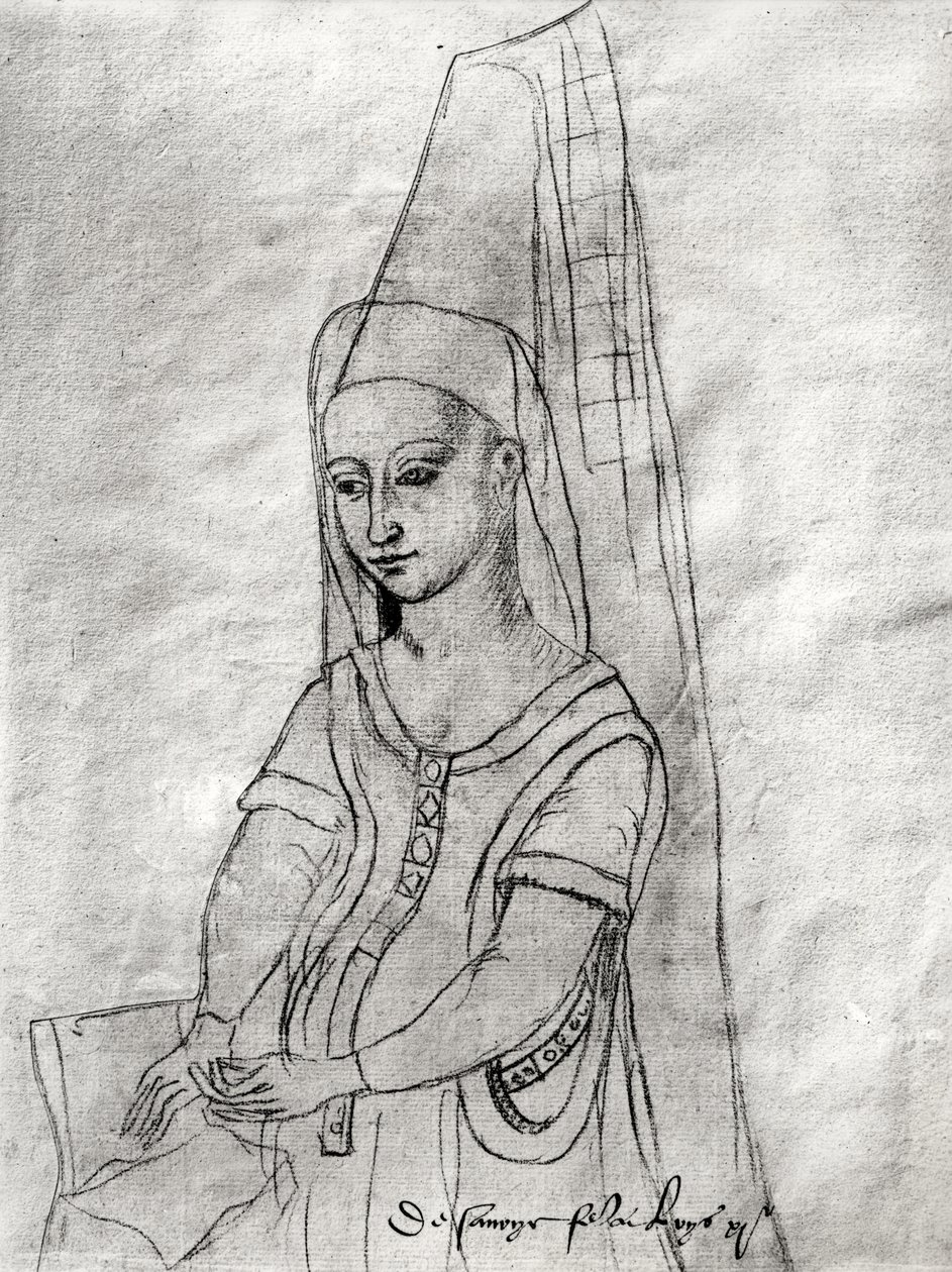 Charlotte de Savoie (c.1442-83) épouse de Louis XI (1422-83) - Flemish School