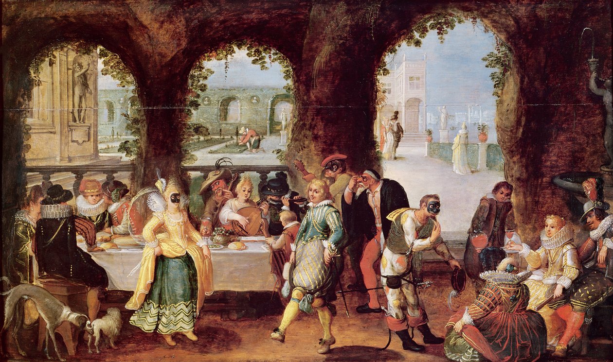 Les Comédiens italiens - Flemish School