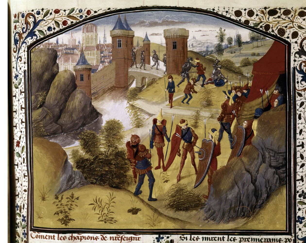 CROISADES: Bataille entre Musulmans et Croisés aux murs d