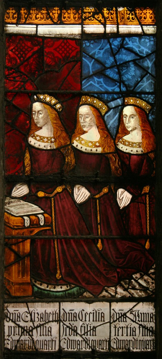 Filles du roi Édouard IV, vers 1480 - Flemish School