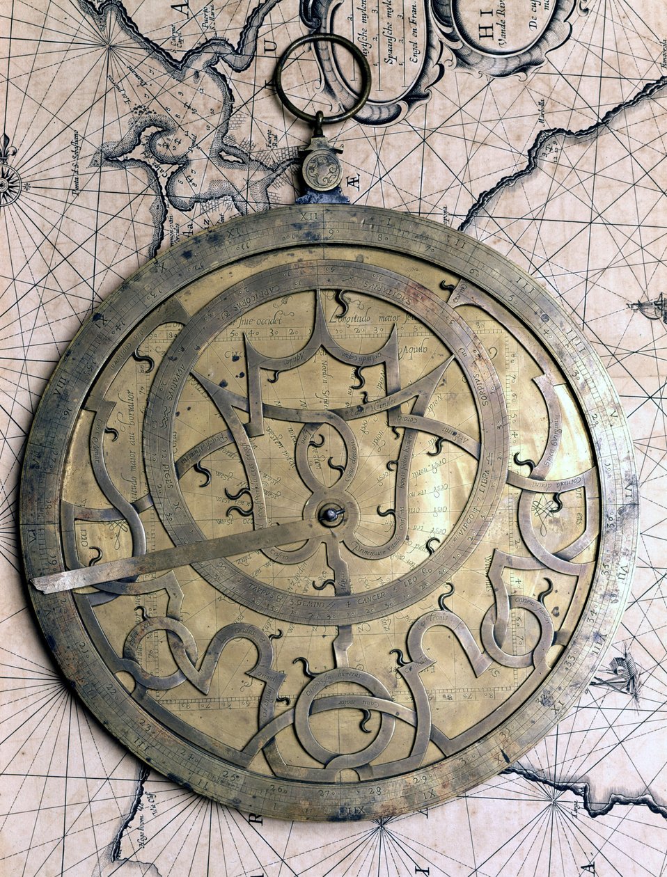 Astrolabe flamand (Louvain) du XVIe siècle - Flemish School