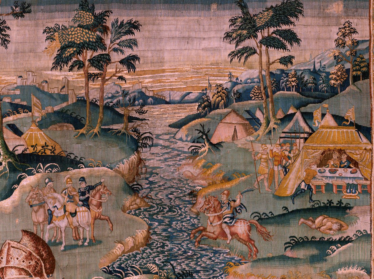 Camp militaire près de la rivière Granikos - Flemish School
