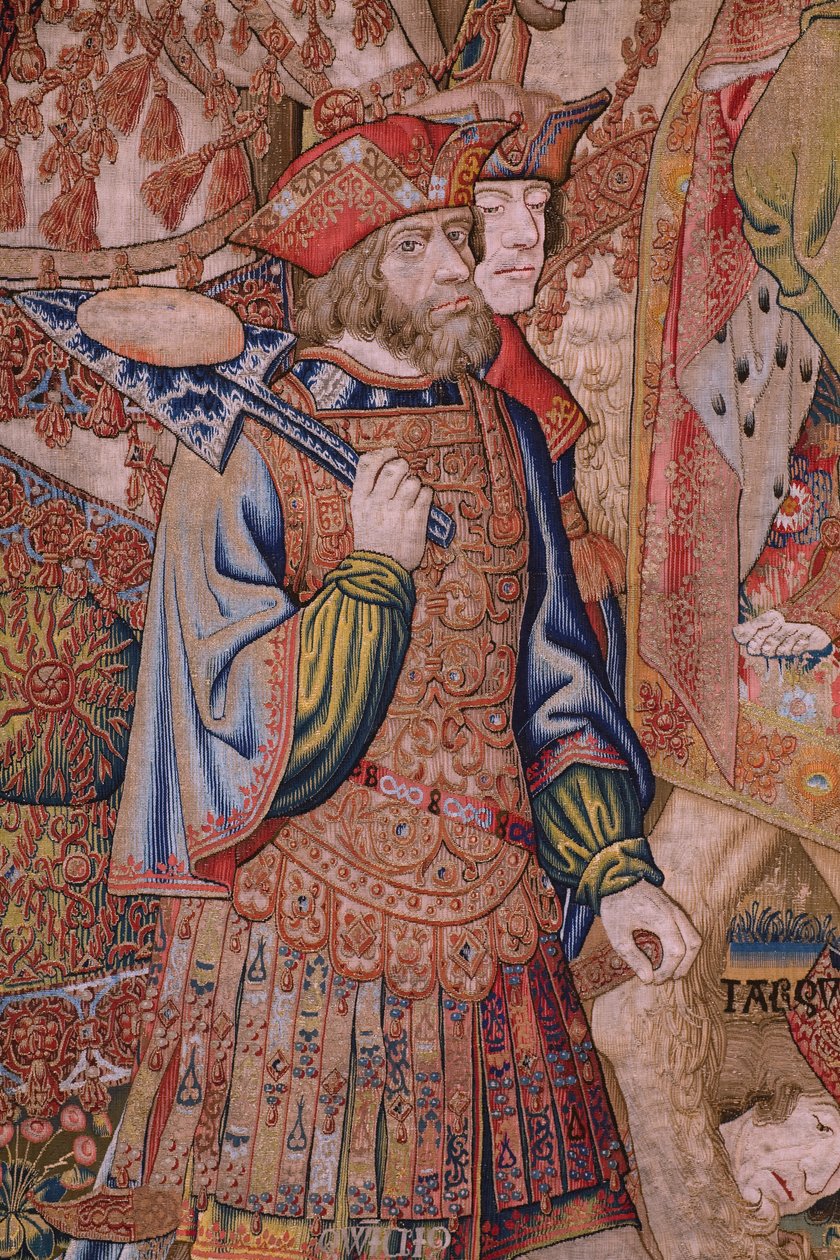 Moralités : La vertu des honneurs (détail) - Flemish School