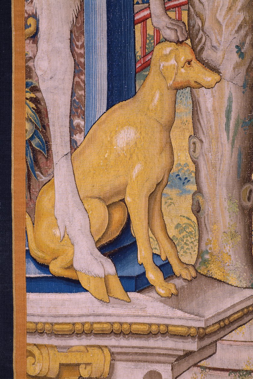 Vertumne et Pomone : Vertumne transformé en fermier (détail) - Flemish School