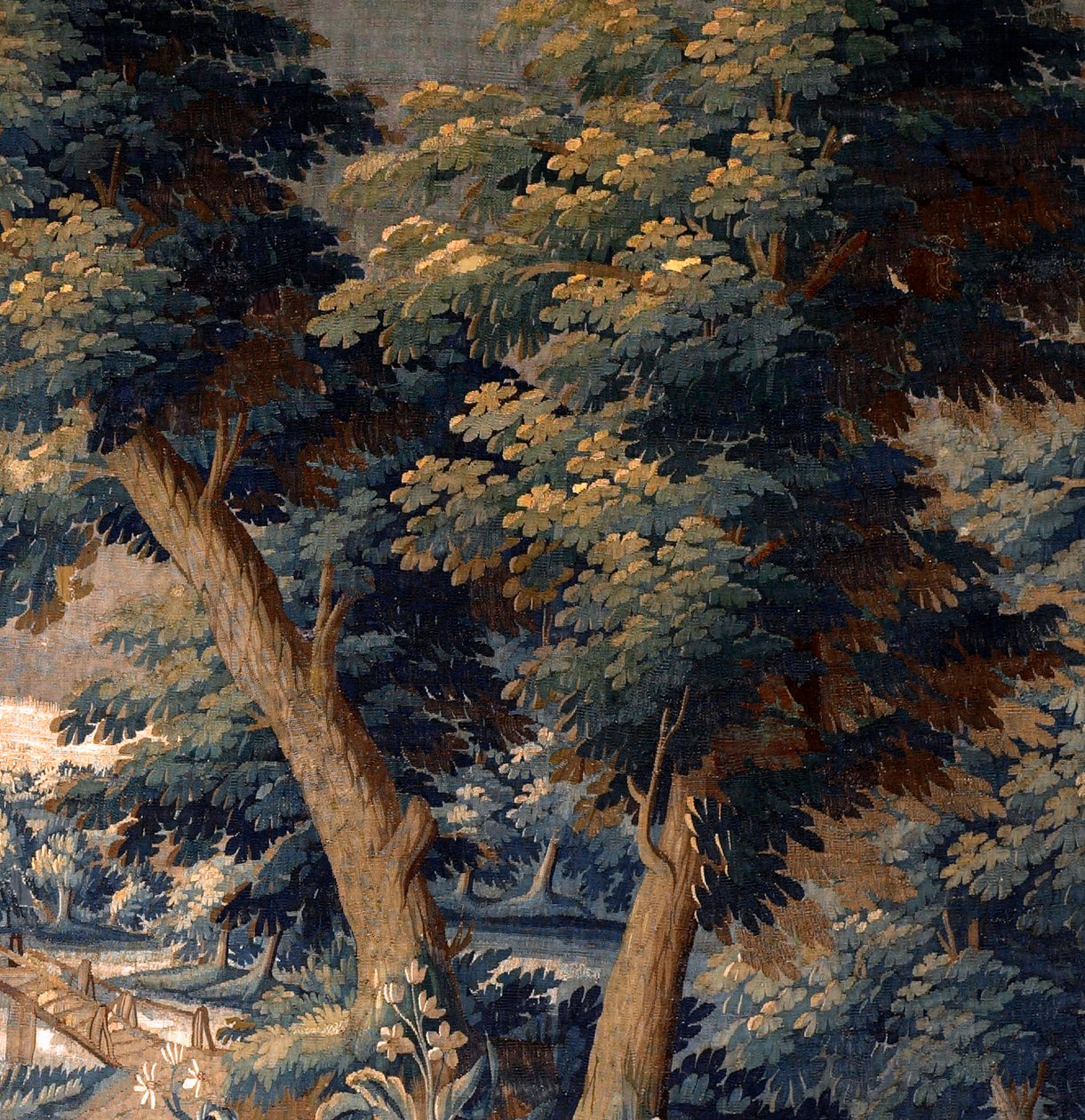 Tapisserie flamande. Verdure. Fin XVIIe-début XVIIIe siècle. Propriété de l