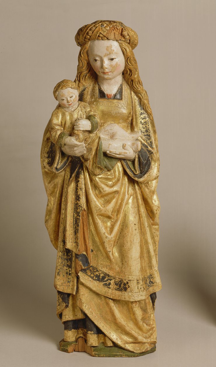 Madone et Enfant, École de Malines, vers 1500 - Flemish School
