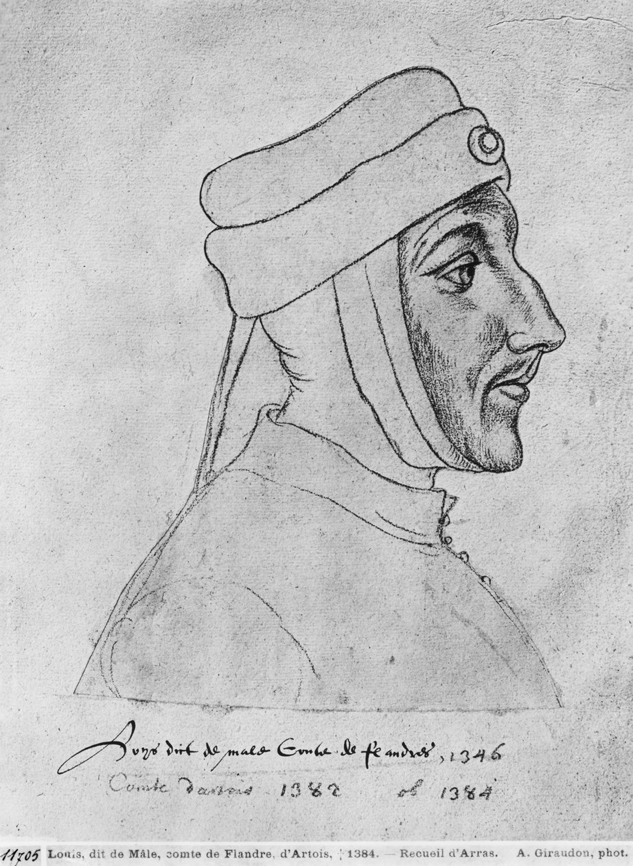 Ms 266 fol.54 Louis II de Flandre, également Louis III d